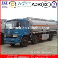 3axle Aluminum Alloy Fuel Tanker Truck Cylindrical Type Tank